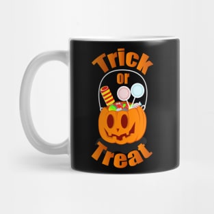 Trick Or Treat Halloween Pumpkin Mug